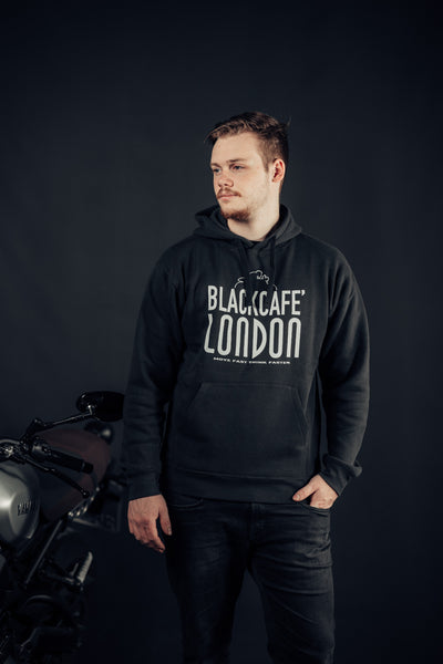 Black-Cafe London Classical Hoodie