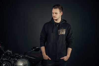 Black-Cafe London Classic Zip Hoodie