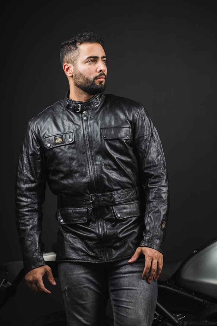 Black-Cafe London Kairo Motorrad Lederjacke