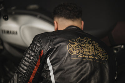 Black-Cafe London Seoul 오토바이 가죽 재킷