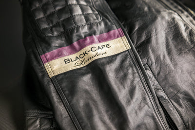 Black-Cafe London Barcelona 摩托車皮革夾克