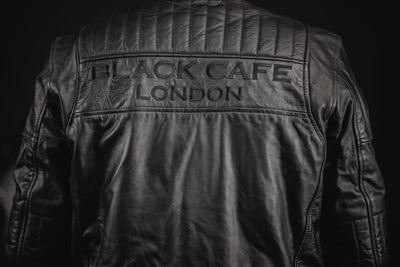 Black-Cafe London Philadelphia 오토바이 가죽 재킷
