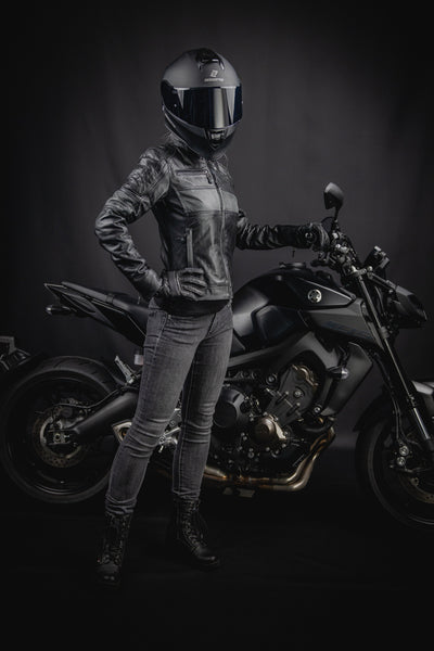 Black-Cafe London Shona II 女士摩托車皮夾克