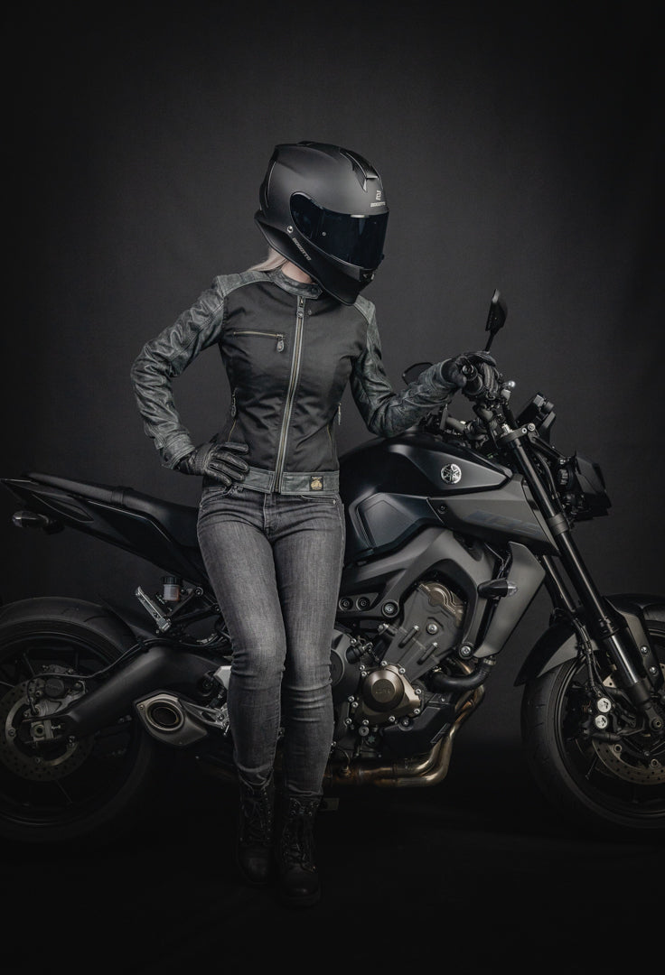 Black-Cafe London Johannesburg 女士摩托車皮革 / 紡織夾克
