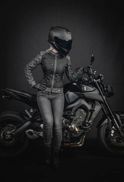 Black-Cafe London Johannesburg 女士摩托車皮革 / 紡織夾克