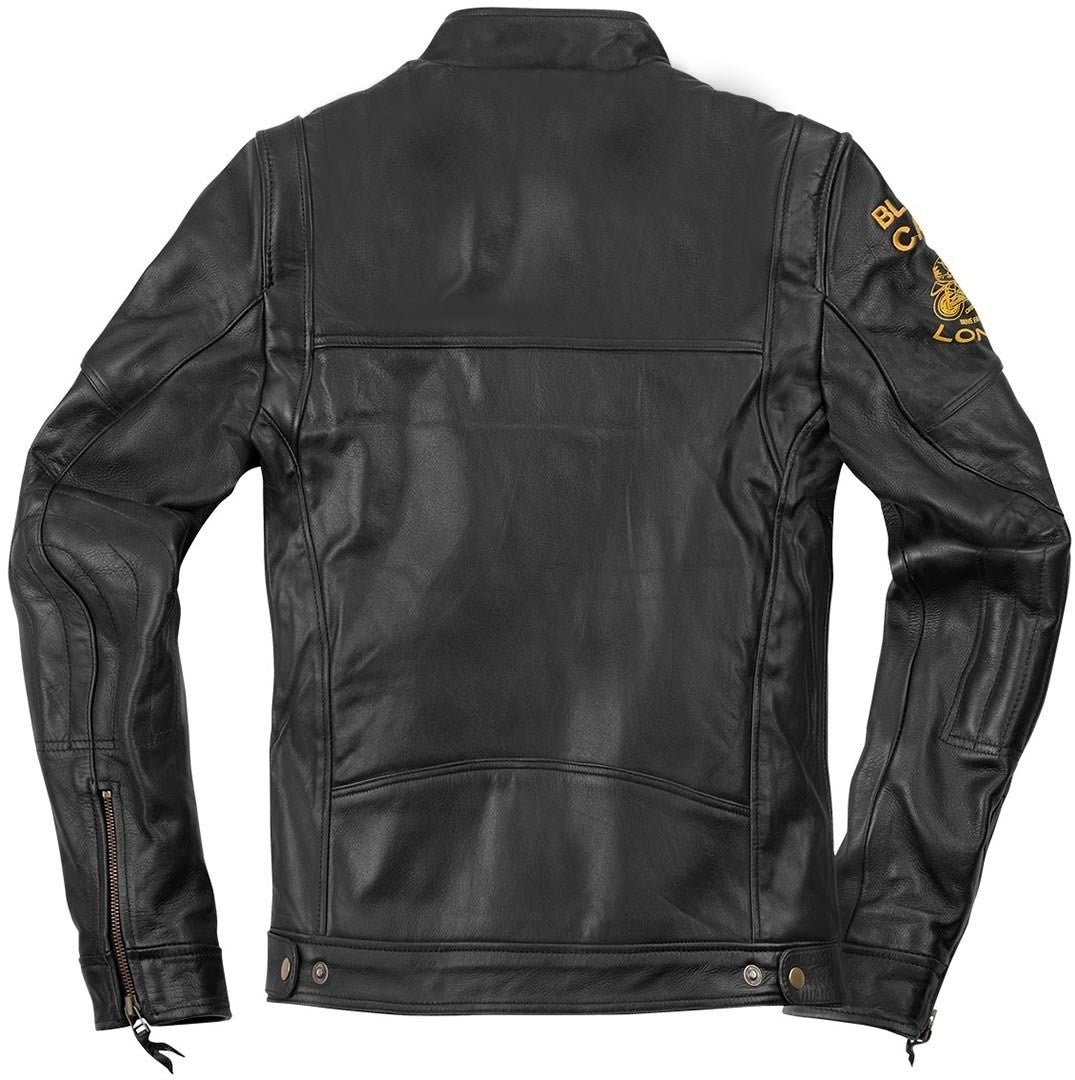 Black-Cafe London Sari Motorcykel læderjakke