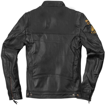 Black-Cafe London Sari Motorcykel læderjakke