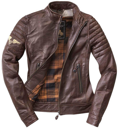 Black-Cafe London Ilam Dames motorfiets lederen jas