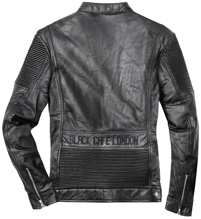 Black-Cafe London Milano Motorfiets lederen jas