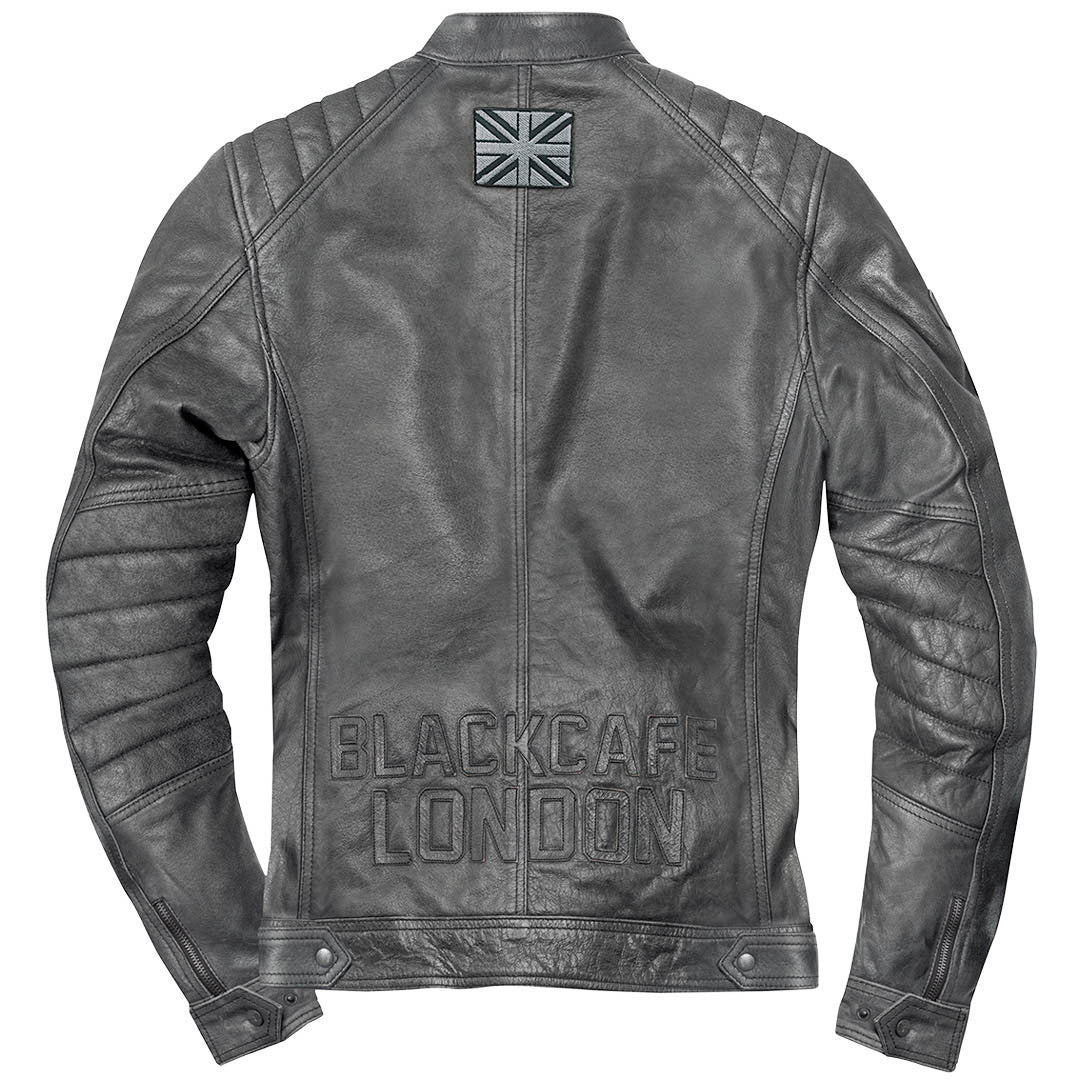 Black-Cafe London SevenT Chaqueta de cuero de motocicleta