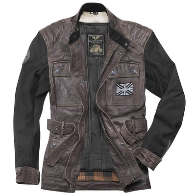 Black-Cafe London Retro Motorrad Lederjacke