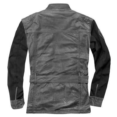 Black-Cafe London Retro Motorrad Lederjacke