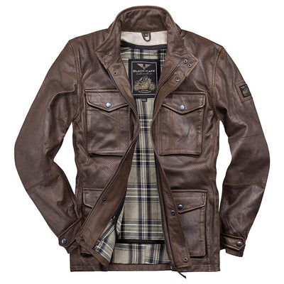 Black-Cafe London Manhattan Lederjacke