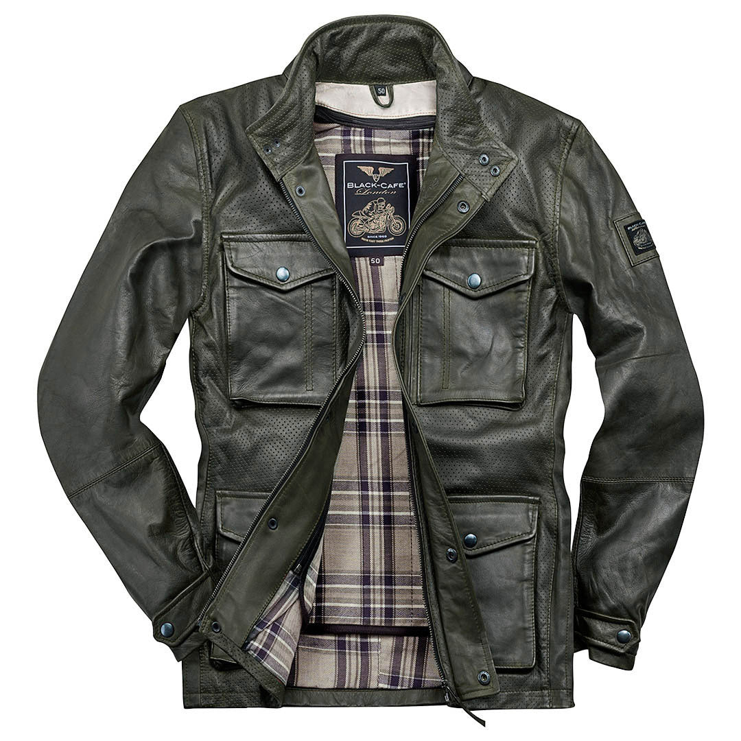Black-Cafe London Manhattan Lederjacke