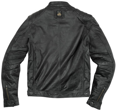 Black-Cafe London Shanghai Jaqueta de couro de motocicleta