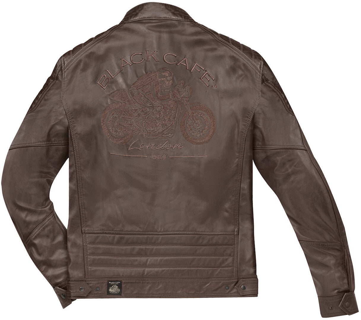 Black-Cafe London Tokio Motorcycle Leather Jacket