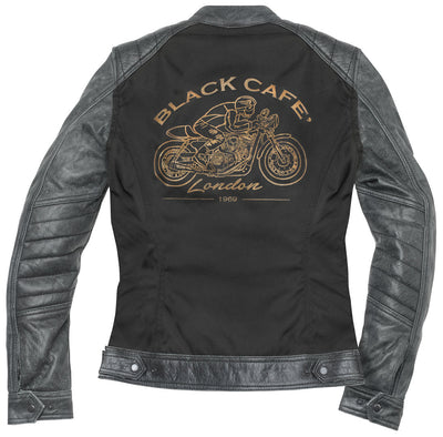 Black-Cafe London Johannesburg 女士摩托車皮革 / 紡織夾克