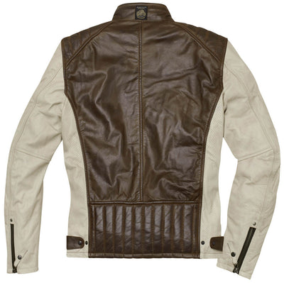 Black-Cafe London Toronto Chaqueta de cuero de motocicleta