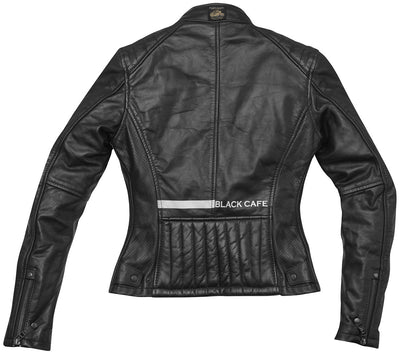 Black-Cafe London Toronto Dames motorfiets lederen jas