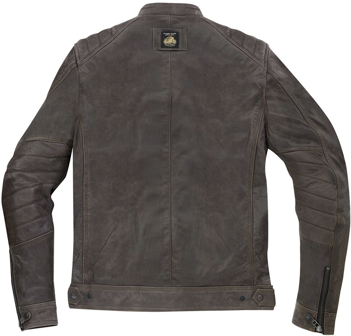 Black-Cafe London Sydney Motorfiets lederen jas