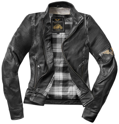 Black-Cafe London Amol Dames motorfiets lederen jas