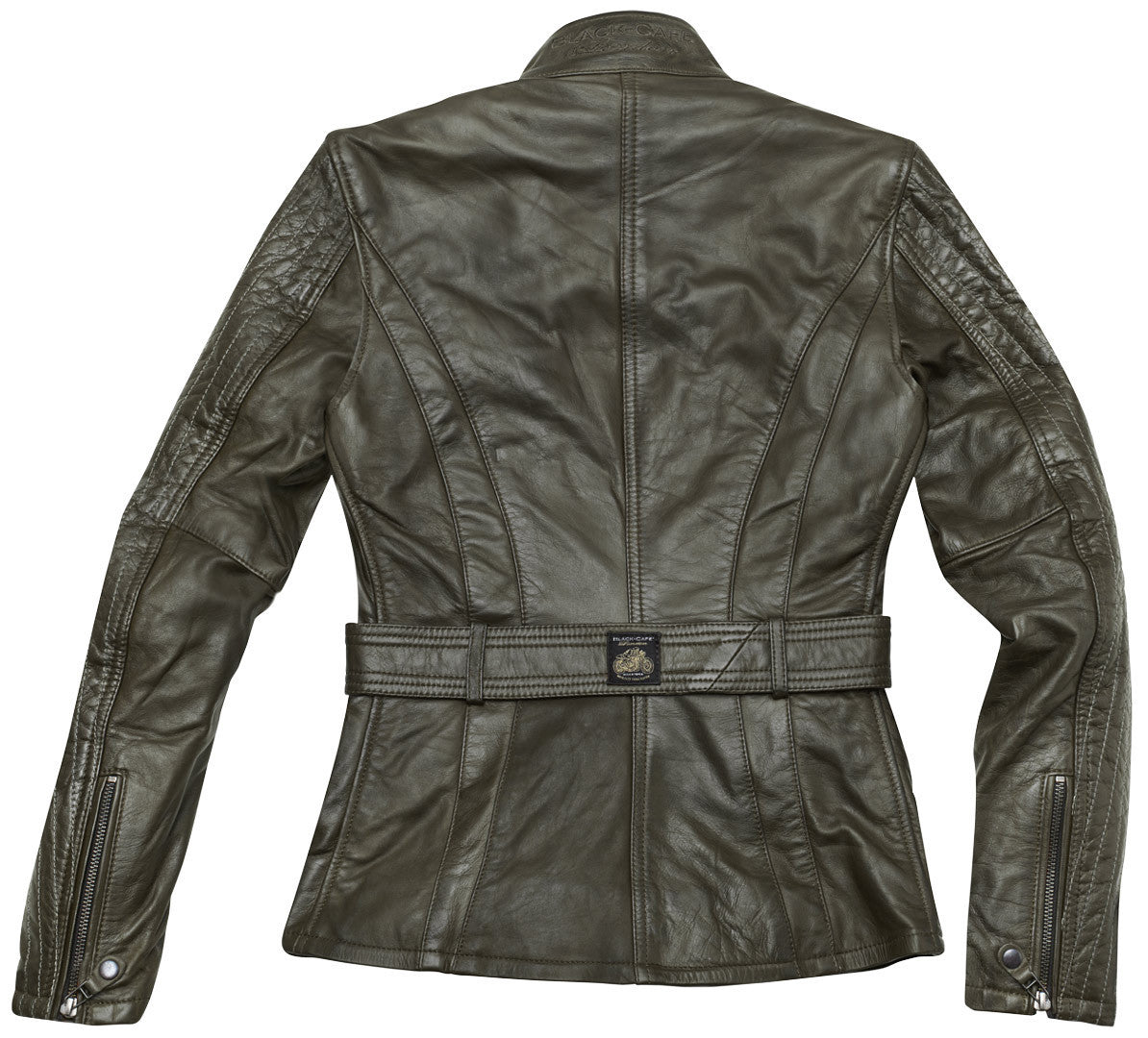 Black-Cafe London Madrid Dames motorfiets lederen jas