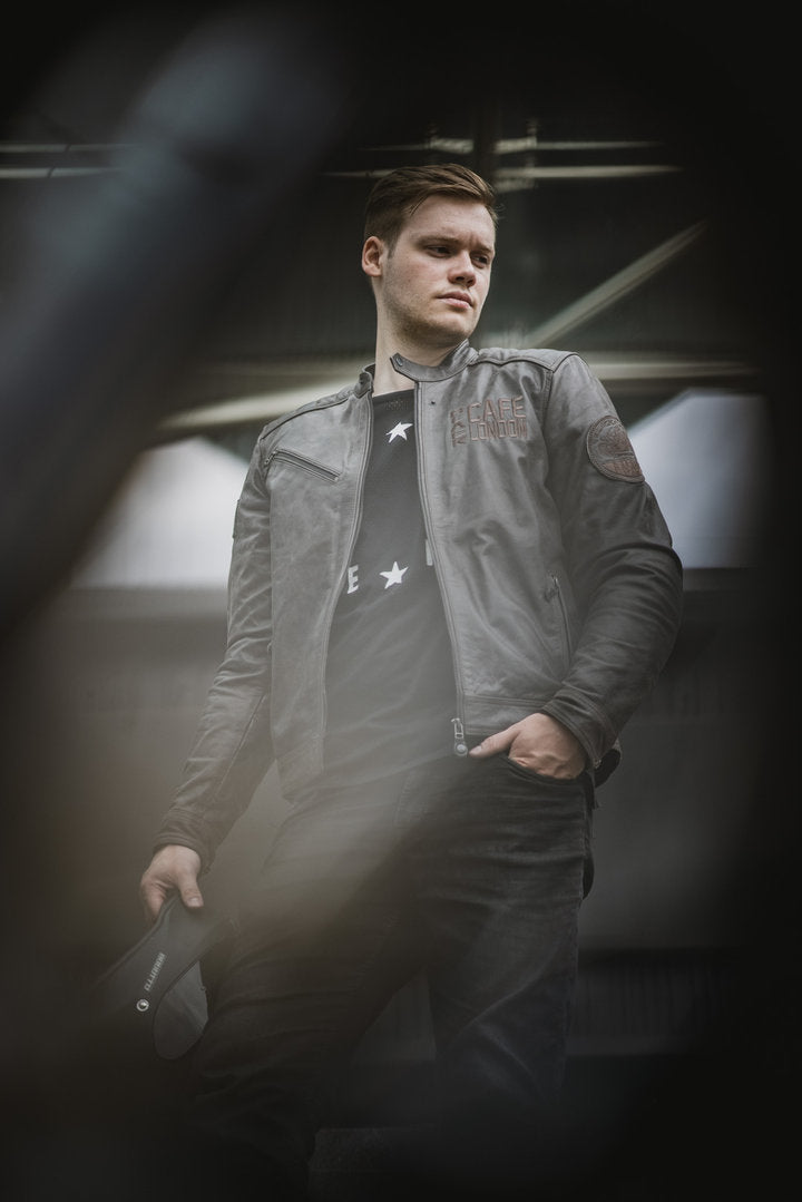 Black-Cafe London Sydney Motorrad Lederjacke