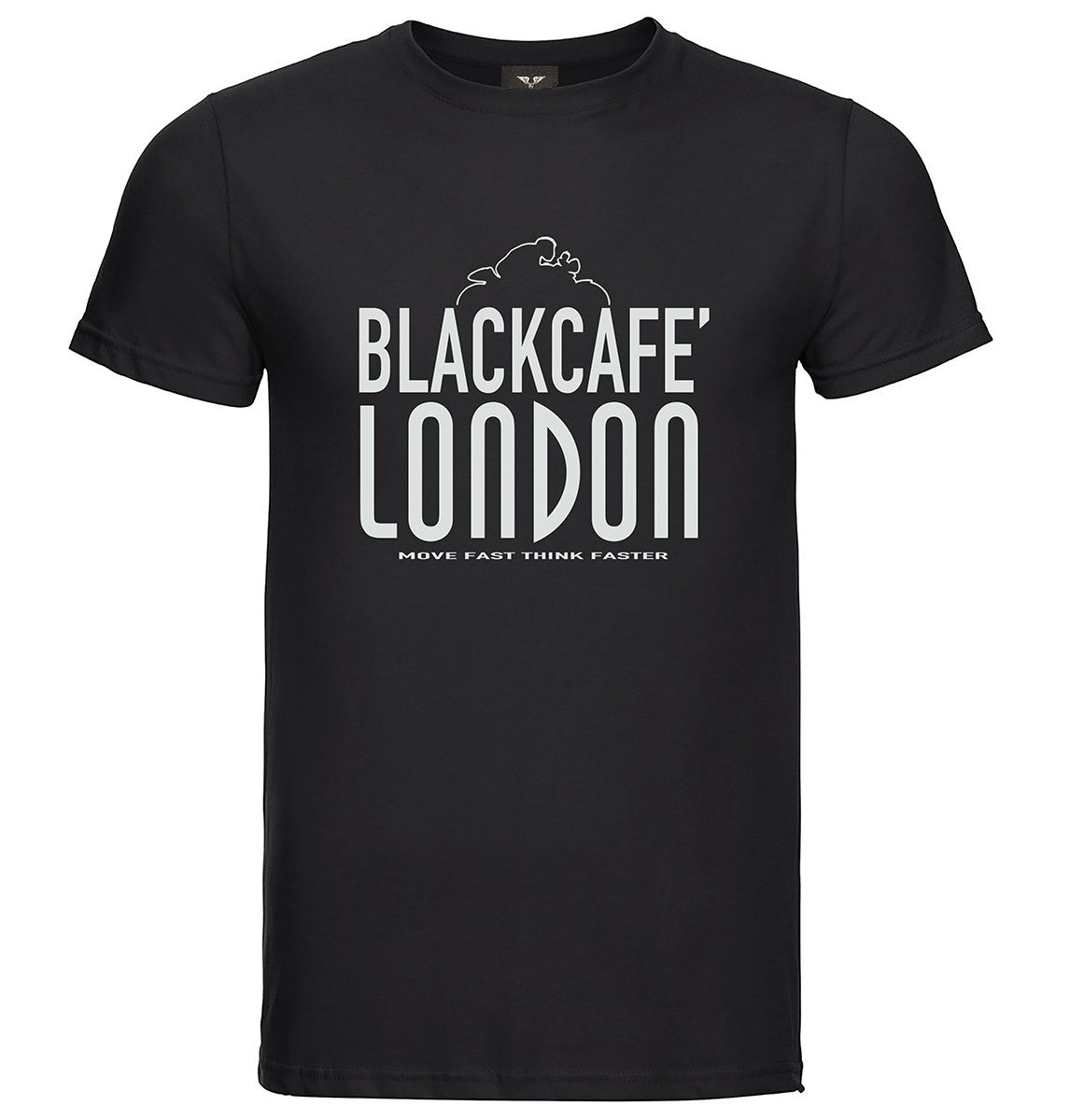 Black-Cafe London Classic T-Shirt#color_black-white